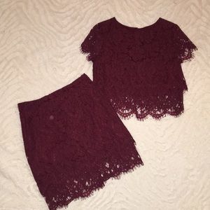LuLu's 2 Piece Lace Dress